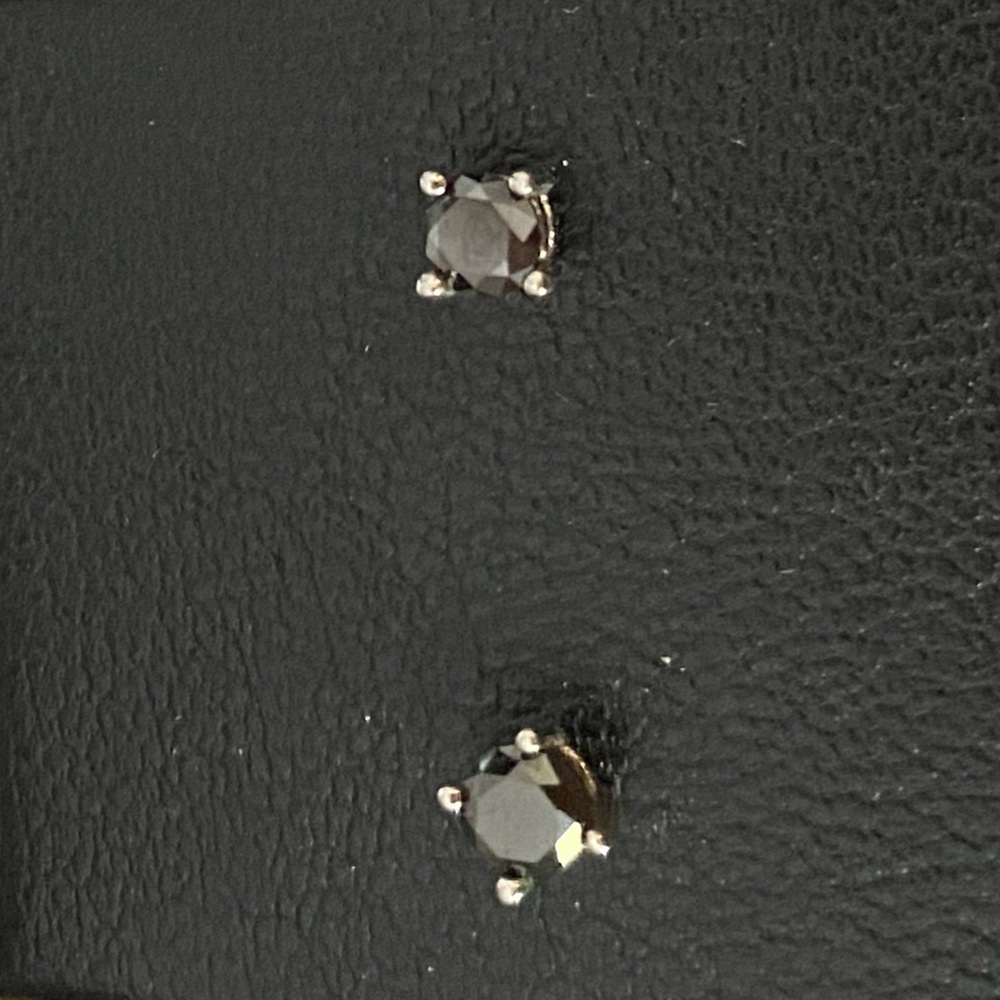 Black Diamond Earrings